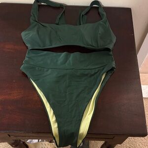 Aerie green bikini